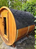 Barrelsauna DEMO~elektrisch~gebruikt~tweedehandse |red cedar, Complete sauna, Ophalen of Verzenden, Zo goed als nieuw