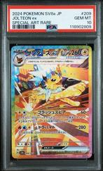 Jolteon ex (sv8a 209) Terastal Festival PSA 10, Ophalen of Verzenden, Nieuw, Losse kaart, Foil