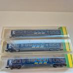 3x Minitrix 13120 NS Plan E, 2e klas, 'Nutricia Chocomel', Gelijkstroom, Trix, Ophalen of Verzenden, NS