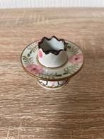Mooi met bloemen decor bewerkte kandelaar, Overige materialen, Gebruikt, Overige kleuren, Ophalen of Verzenden