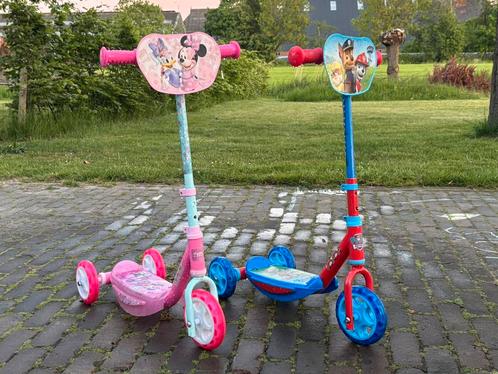 Disney (Minnie en Katrien) driewielstep, Fietsen en Brommers, Steps, Gebruikt, Gewone step, Ophalen