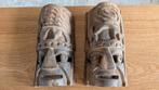 Maskers uit Peru. Hout, handgemaakt,, Ophalen of Verzenden