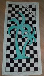 Leuk strandlaken met palmbomen, Huis en Inrichting, Ophalen of Verzenden, Zo goed als nieuw, Wit, Handdoek