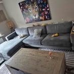 Velvet hoekbank, Huis en Inrichting, Ophalen, Zo goed als nieuw, Vierpersoons of meer