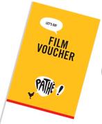 Pathé Film vouchers, Tickets en Kaartjes, Eén persoon, Vrijkaartje alle films