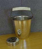 Keltum verzilverde ijsemmer + treef ijsblokjes emmertje, Antiek en Kunst, Antiek | Goud en Zilver, Ophalen of Verzenden