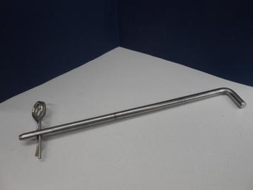 Roerbeslag, Spiegelbeslag, Roerpen 8 mm, 25 cm beschikbaar voor biedingen