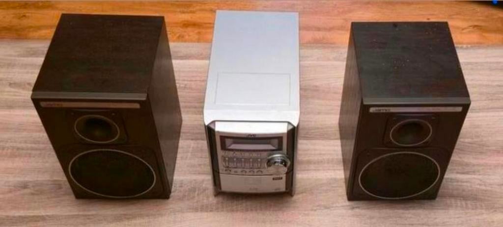 JVC Stereo Hifi Minisetje Radio Aux aansluiting WiFi smartph, Ophalen of Verzenden, Refurbished, Tuner of Radio, JVC