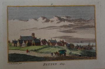 PETTEN NOORD-HOLLAND Gravure Gekleurd ABRAHAM RADEMAKER GH8 beschikbaar voor biedingen