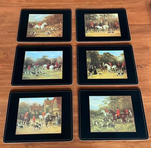 6 Tally Ho Pimpernel place-mats, Huis en Inrichting, Woonaccessoires | Onderzetters, Nieuw, Glas of Kopje, Ophalen of Verzenden