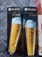 Warsteiner 50 jaar 2x bierglazen, Verzamelen, Ophalen of Verzenden, Nieuw, Glas of Glazen, Overige merken