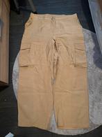 Wide fit Villa broek maat 48, Ophalen, Zo goed als nieuw, Beige, Broek of Spijkerbroek