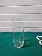 -	Vaas glas cilinder, Huis en Inrichting, Woonaccessoires | Vazen, Ophalen of Verzenden