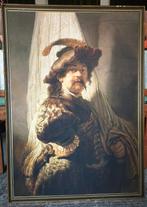 Vaandeldrager schilderij van Rembrandt van Rijn, Huis en Inrichting, Ophalen, Zo goed als nieuw, Schilderij, 75 cm of meer