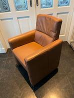 Cognac-kleurige relaxfauteuils (6 stuks), Huis en Inrichting, Fauteuils, Gebruikt, Ophalen of Verzenden, 50 tot 75 cm, Leer