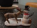Lemax Rendier & Sneeuwpop Figuur #72405, Ophalen, Zo goed als nieuw