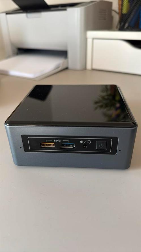 Intel NUC6CAY 1.5GHz quad-core Intel Celeron J3455 processor, Computers en Software, Barebones, Zo goed als nieuw, Ophalen of Verzenden