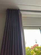 2x Plafond hoge Gordijnen met Wave Plooi & Rails, Huis en Inrichting, Stoffering | Gordijnen en Lamellen, Ophalen, Overige kleuren