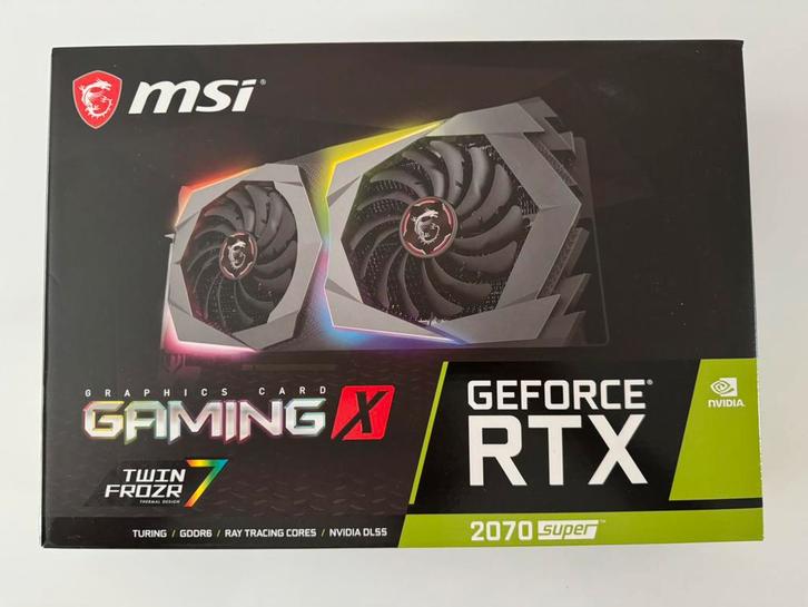 MSI GeForce RTX 2070 SUPER GAMING X Videokaart, Computers en Software, Videokaarten, Gebruikt, Nvidia, PCI-Express 3.0, GDDR6