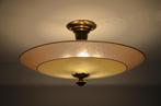 XXL Art-Deco / Art-Nouveau / Amsterdamse school lamp - 70 cm, Huis en Inrichting, Lampen | Plafondlampen, Ophalen, Gebruikt, Glas