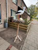 Ooievaar beeld met nest, Ophalen, Zo goed als nieuw