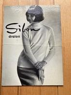 Vintage Sibon dralon Oud kartonnen reclame bord Jaren ’60,, Ophalen of Verzenden, Gebruikt, Reclamebord