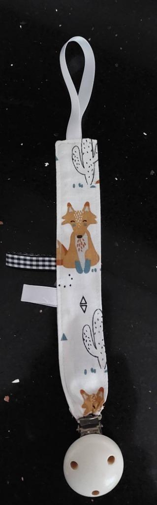 nieuw- speenkoord Vos/ Vosje ( knuffelkoord houder), Kinderen en Baby's, Speelgoed | Babyspeelgoed, Nieuw, Overige typen, Ophalen of Verzenden