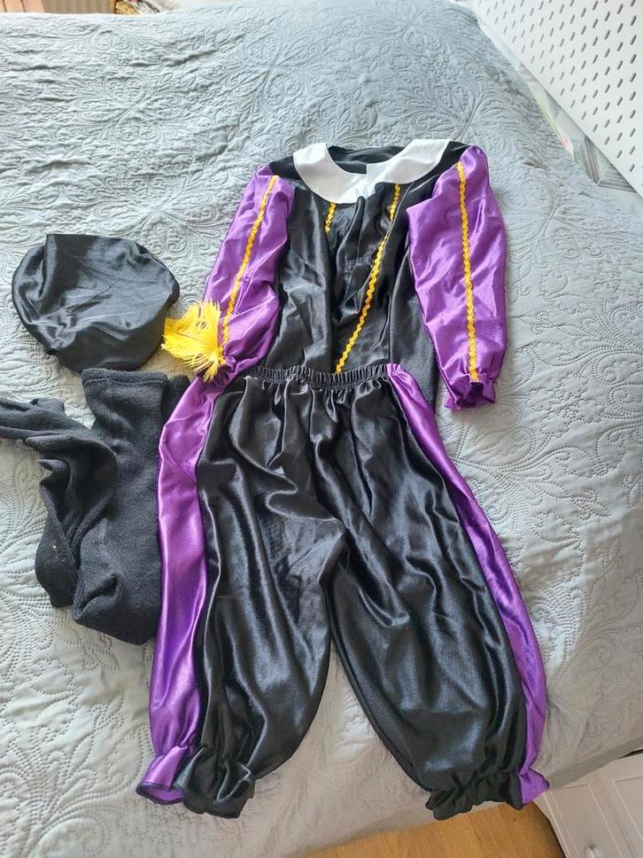 Zwarte Pieten pakje 💥met maillot maat 110/116, Kinderen en Baby's, Carnavalskleding en Verkleedspullen, Zo goed als nieuw, Jongen of Meisje