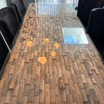 Rofra Home eettafelset 240x100, 6 stoelen +salontafel 90x90, Huis en Inrichting, Tafels | Eettafels, Ophalen, Gebruikt, 200 cm of meer