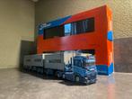Tekno - P. Visser Scania lzv containercombi, Hobby en Vrije tijd, Modelauto's | 1:50, Ophalen of Verzenden, Bus of Vrachtwagen