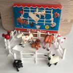 Vintage Fisher Price boerderij dieren doos boederijdieren, Ophalen of Verzenden, Zo goed als nieuw, Speelset