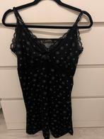 Nieuwe Supertrash nachtjurk - Zwart met Kant maat L, Ophalen of Verzenden, Nieuw, Zwart, Zonder mouw