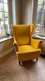 IKEA strandmon geel, Huis en Inrichting, Fauteuils, Ophalen, Gebruikt
