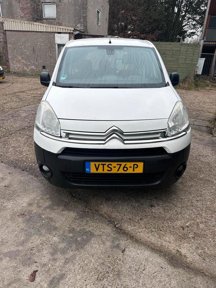 Citroën Berlingo 1.6 HDI 66KW 2014 Wit, Auto's, Bestelauto's, Particulier, ABS, Adaptieve lichten, Adaptive Cruise Control, Airbags