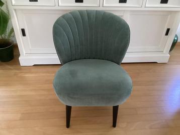 Comfortabele fauteuil, zgan ,zachte stof met vleug