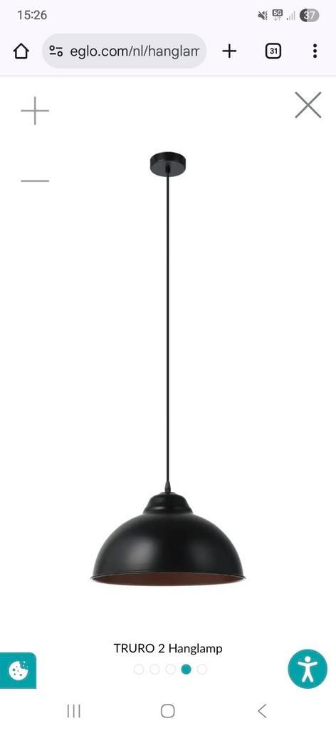 Eglo hanglamp voor boven de tafel, Huis en Inrichting, Lampen | Hanglampen, Gebruikt, 75 cm of meer, Ophalen