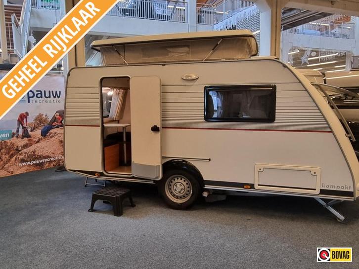 Kip Kompakt 37 EKV; super netjes, Caravans en Kamperen, Caravans, Bedrijf, tot en met 2, 750 - 1000 kg, Overige, Kip, Overige typen