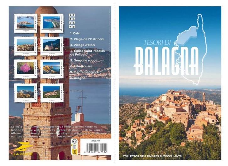 Jaar 2025 Collector 8 timbres - Tresori di Balagna., Postzegels en Munten, Postzegels | Europa | Frankrijk, Postfris, Ophalen of Verzenden