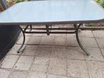 Stevige tuintafel, Tuin en Terras, Tuintafels, Ophalen of Verzenden, Gebruikt, Rond, Metaal