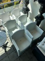 Driade Toy 6x wit Philippe Starck., Tuin en Terras, Tuinstoelen, Ophalen, Kunststof, Gebruikt, Geen
