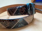 Italiaanse riem ceintuur Python slangen leer 115 cm nieuw, Overige kleuren, Verzenden, Echt leder, Nieuw