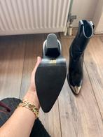 Cowboylaarzen Zwart Zilver Maat 39, Ophalen, Zwart, Lage of Enkellaarzen, Zo goed als nieuw