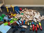 Houten treinbaan + uitbreidingsets + verbindingstukken Duplo, Ophalen of Verzenden, Zo goed als nieuw, Overige typen