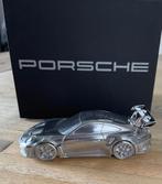 Porsche GT3RS  chroom aluminium paperweight, Hobby en Vrije tijd, Modelauto's | 1:43, Ophalen of Verzenden, Nieuw, Auto, Overige merken