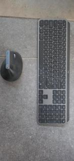 Logitech MX Keys + MX Vertical Muis - Draadloos, Gebruikt, Logitech, Ophalen of Verzenden, Draadloos