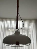 Zuiver dek 51 hanglamp cognac leer wit, Ophalen, Gebruikt, Metaal, 50 tot 75 cm