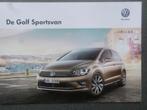 Volkswagen VW Golf Sportsvan 2015 Brochure, Boeken, Auto's | Folders en Tijdschriften, Volkswagen, Zo goed als nieuw, Verzenden