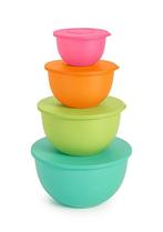tupperware trendy kommen set 4 delig nieuw, Ophalen of Verzenden, Nieuw, Bak of Kom