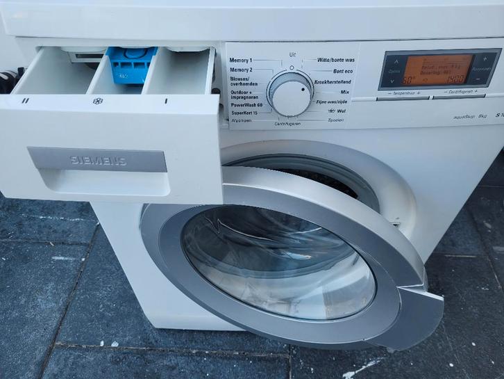Hele Nette Siemens Wasmachine 8 kilo, Witgoed en Apparatuur, Wasmachines, Zo goed als nieuw, Voorlader, 8 tot 10 kg, 85 tot 90 cm