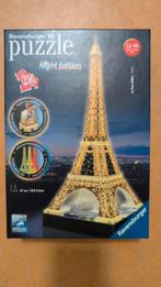 Ravensburger 3D Puzzel Eiffeltoren Night Edition, Hobby en Vrije tijd, Denksport en Puzzels, Ophalen, Minder dan 500 stukjes, Nieuw